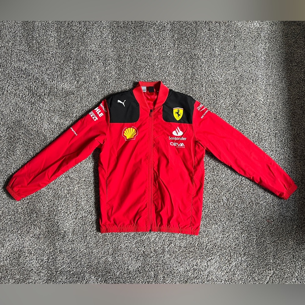 Ferrari Red Men's Racing Team Jacket
